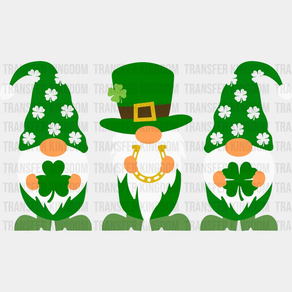 Gnomies St. Patrick's Day Design - DTF heat transfer - Transfer Kingdom