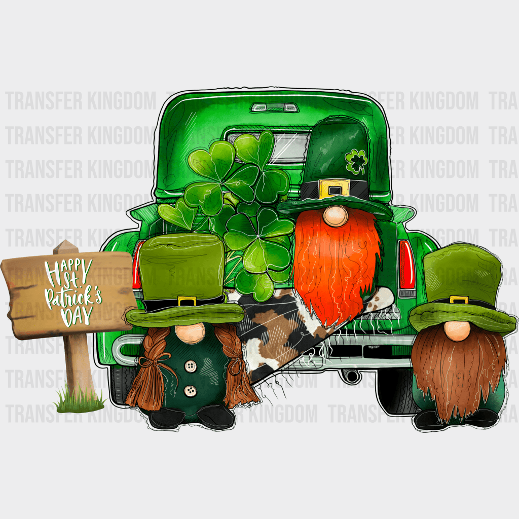 Gnomies St. Patrick's Day Design - DTF heat transfer - Transfer Kingdom