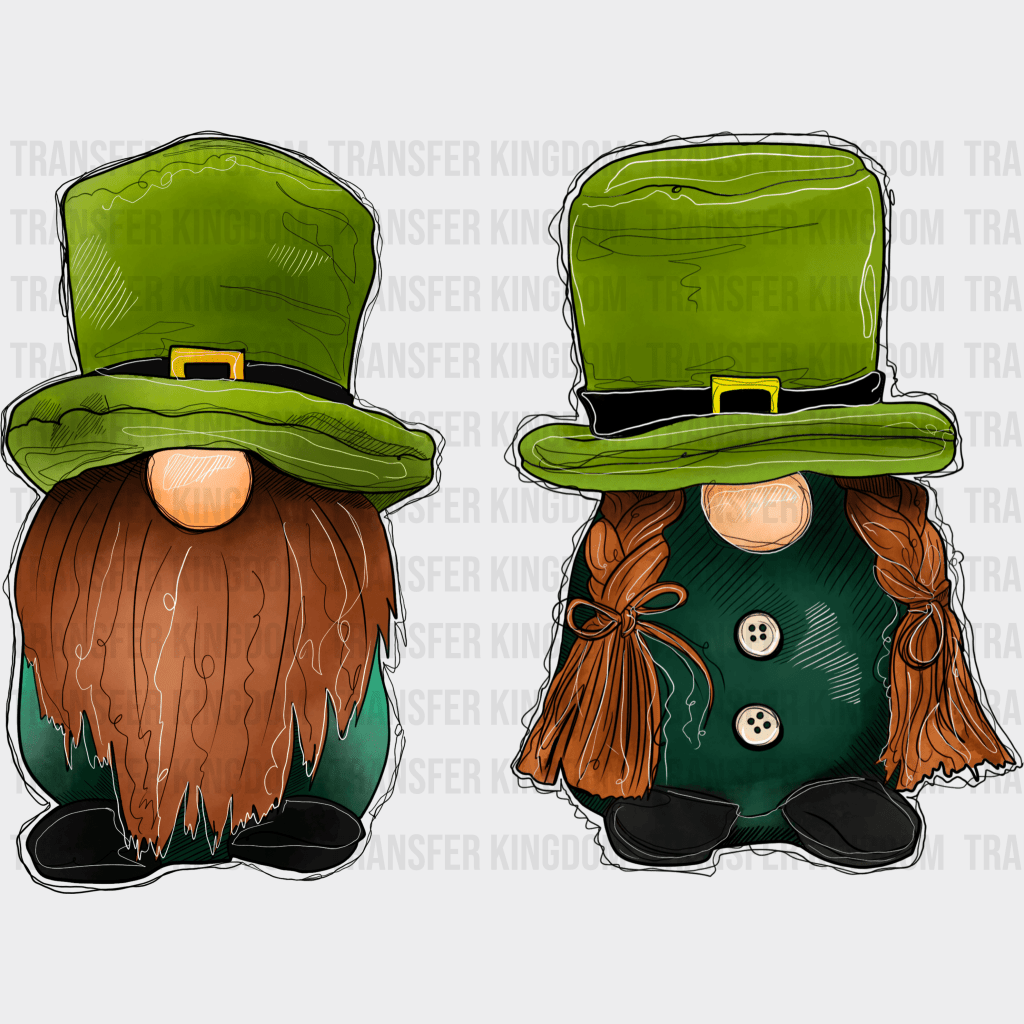 Gnomies St. Patrick's Day Design - DTF heat transfer - Transfer Kingdom