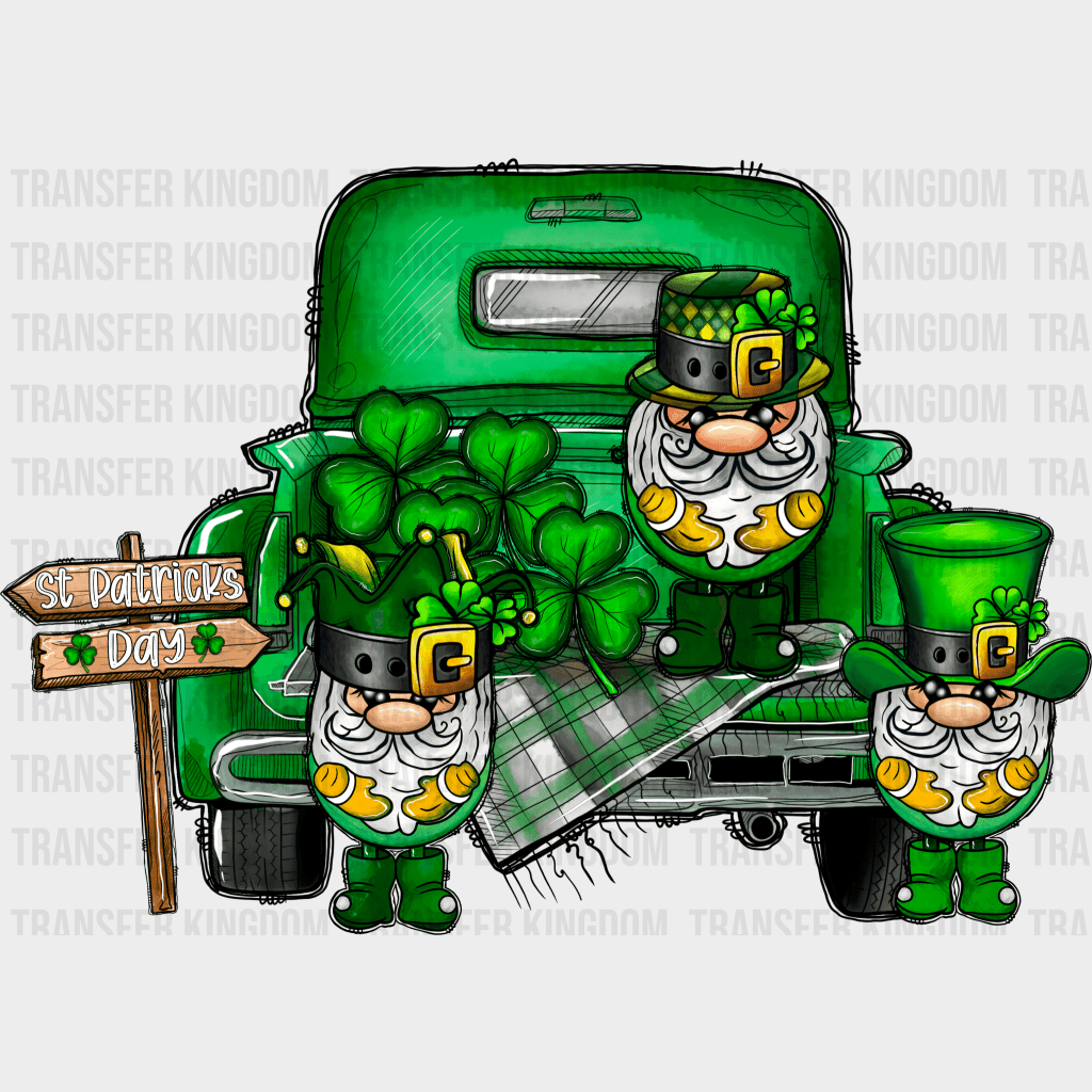 Gnomies St. Patrick's Day Design - DTF heat transfer - Transfer Kingdom
