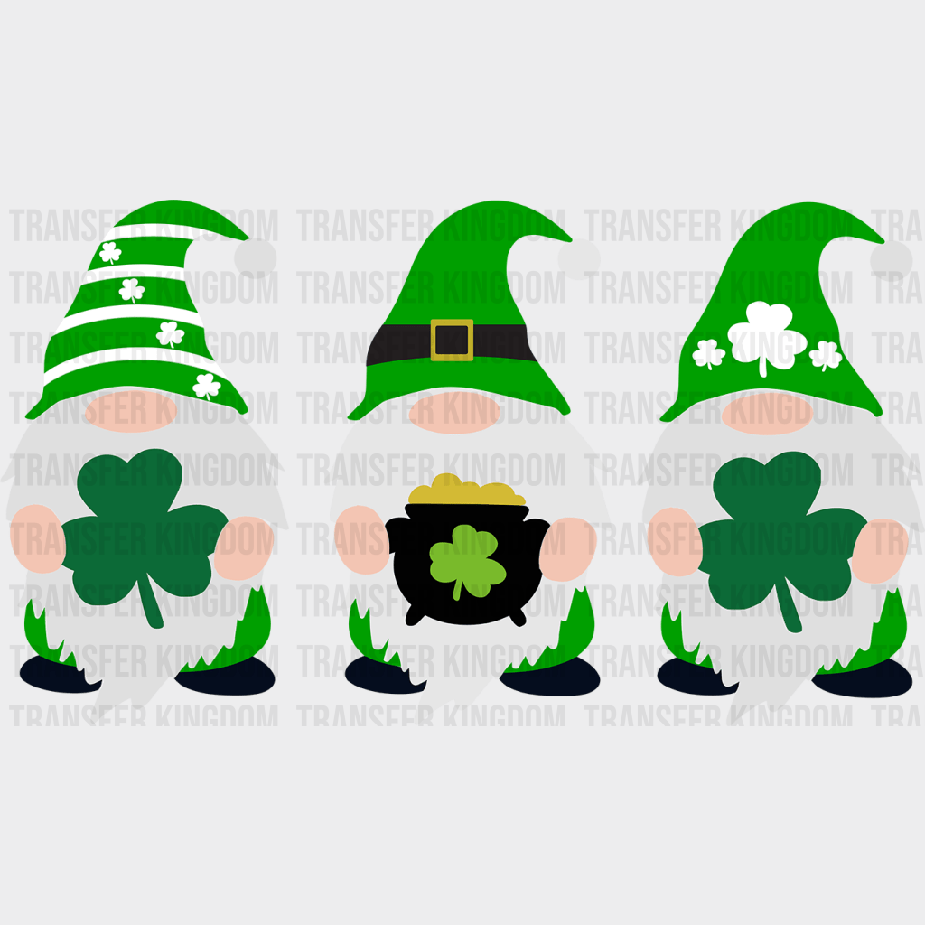 Gnomies St. Patrick's Day Design - DTF heat transfer - Transfer Kingdom
