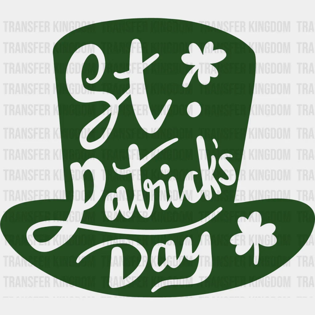 Green Hat St. Patrick's Day Design - DTF heat transfer - Transfer Kingdom