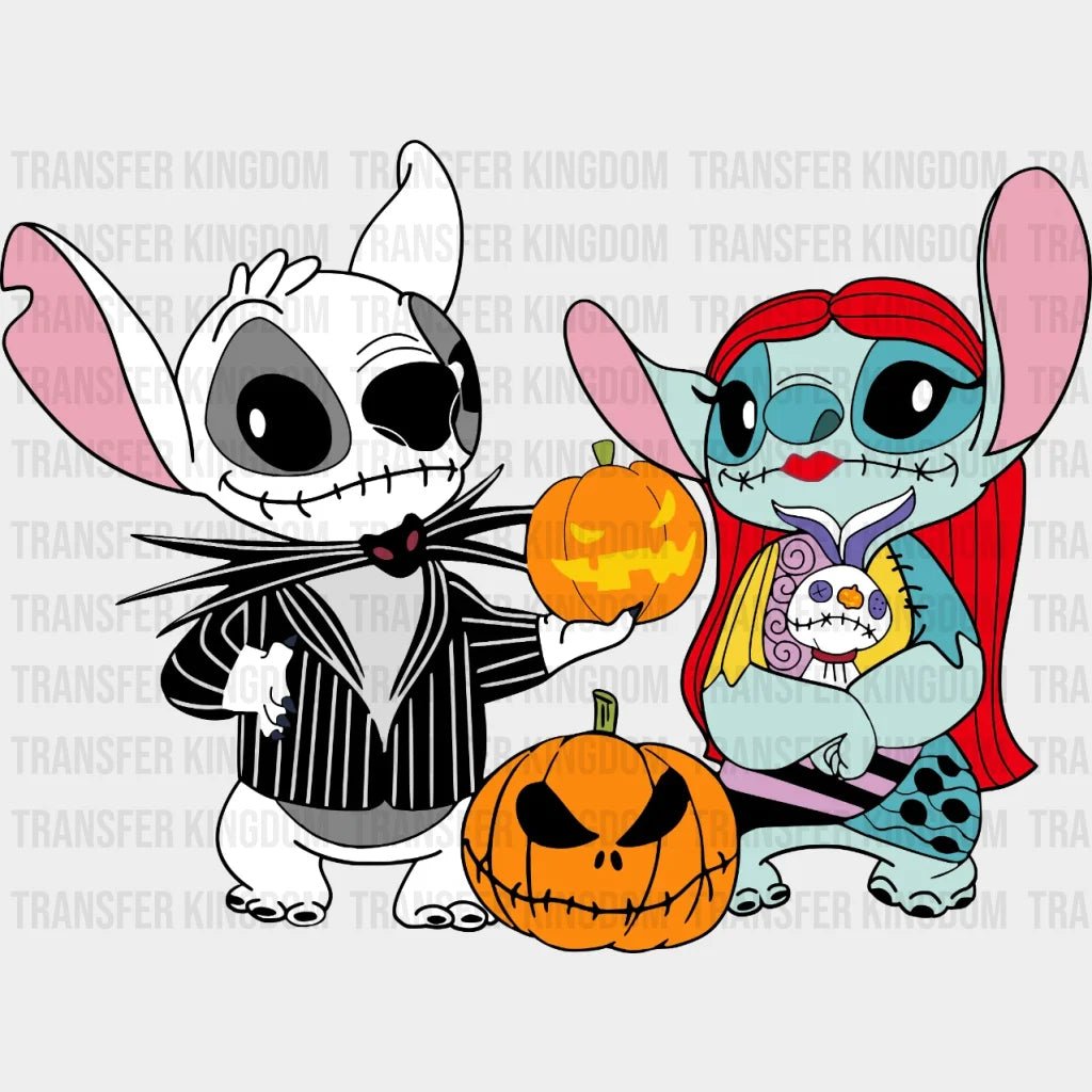 Halloween Lilo And Stitch Design - Dtf Heat Transfer