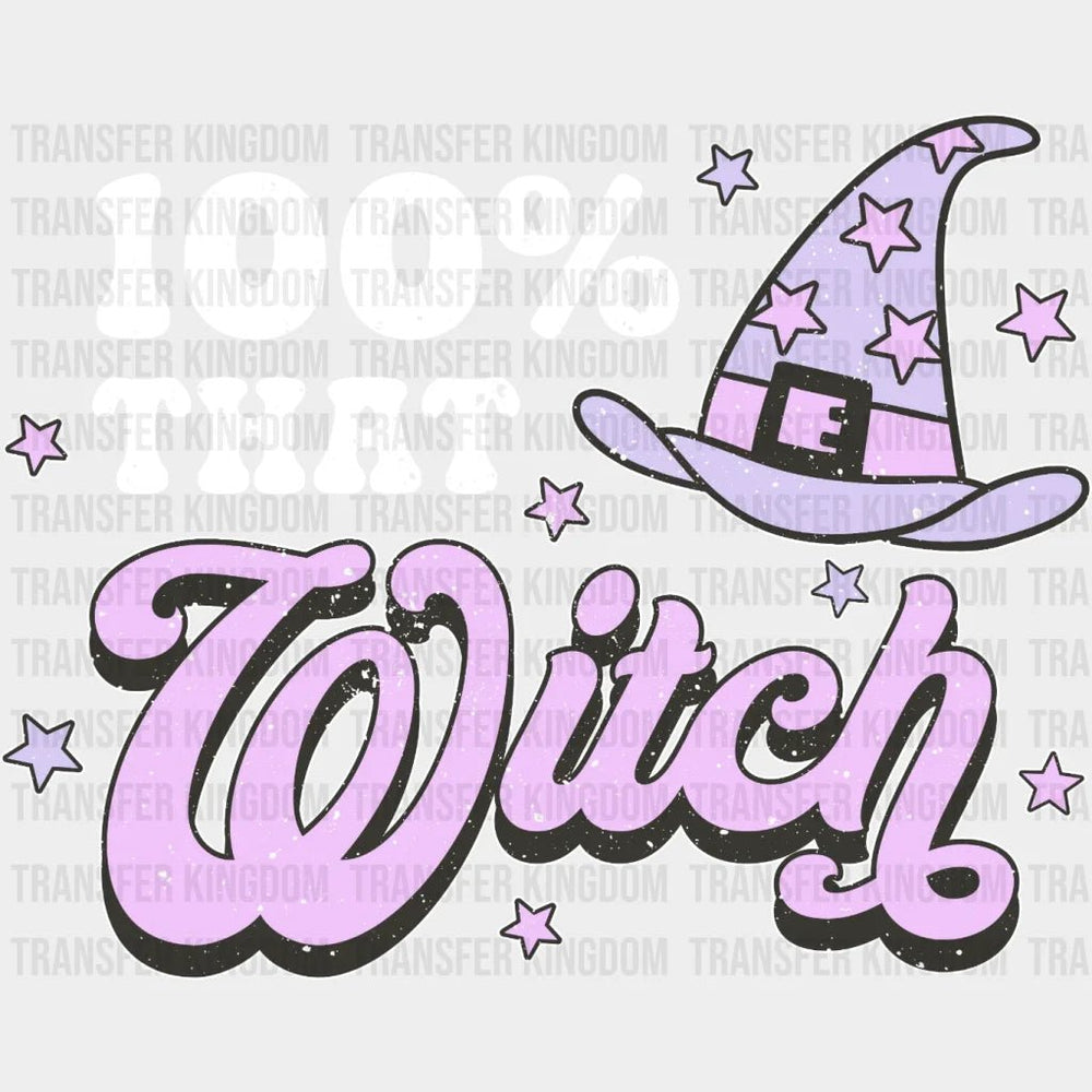 Halloween Witch Hat Design - Dtf Heat Transfer