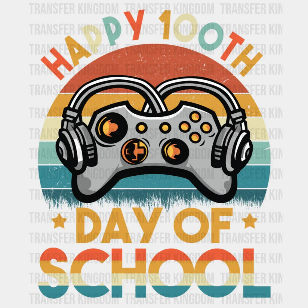 Happy 100th Day Of School Design - DTF heat transfer - Transfer Kingdom