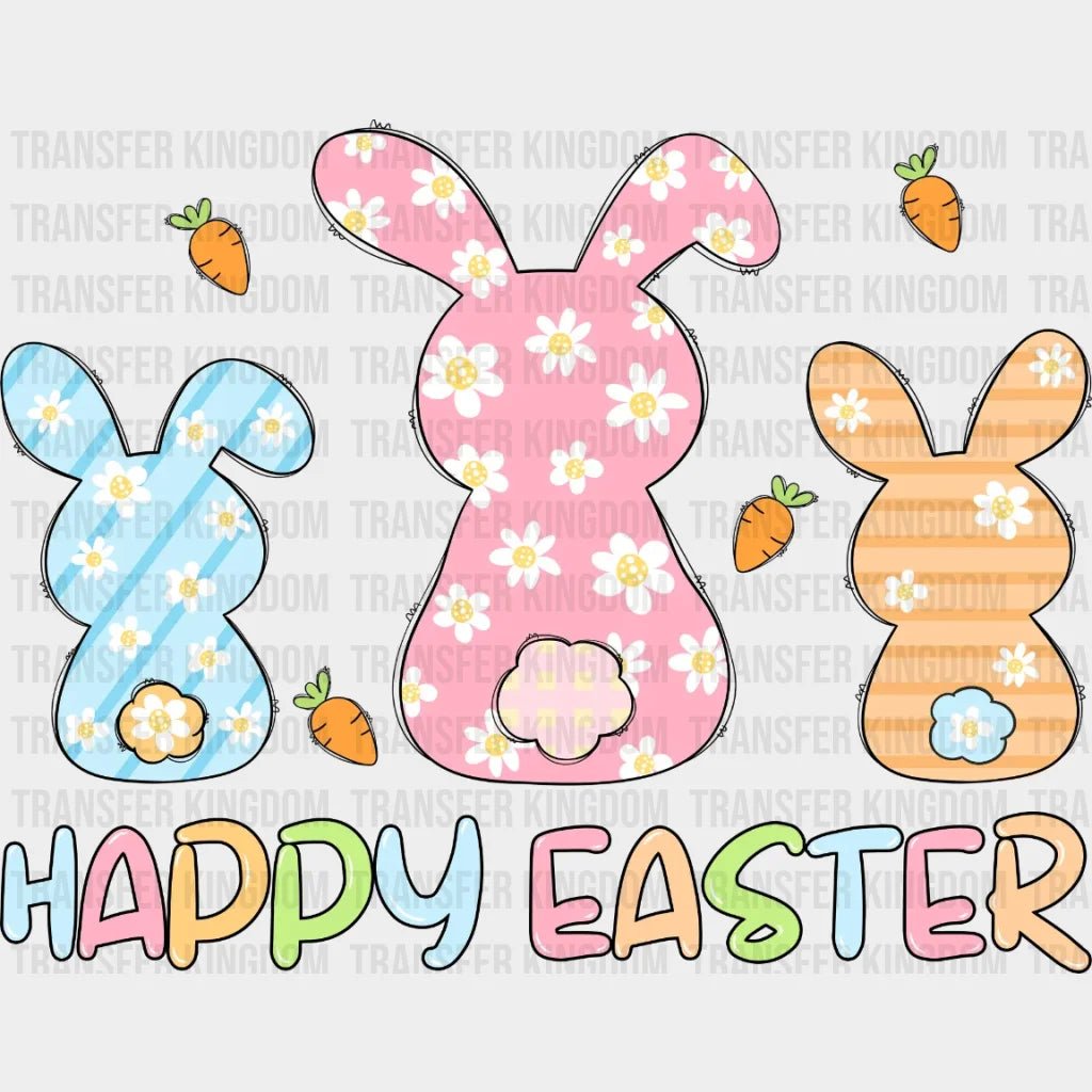 Happy Easter Bunny Design - DTF heat transfer - Transfer Kingdom