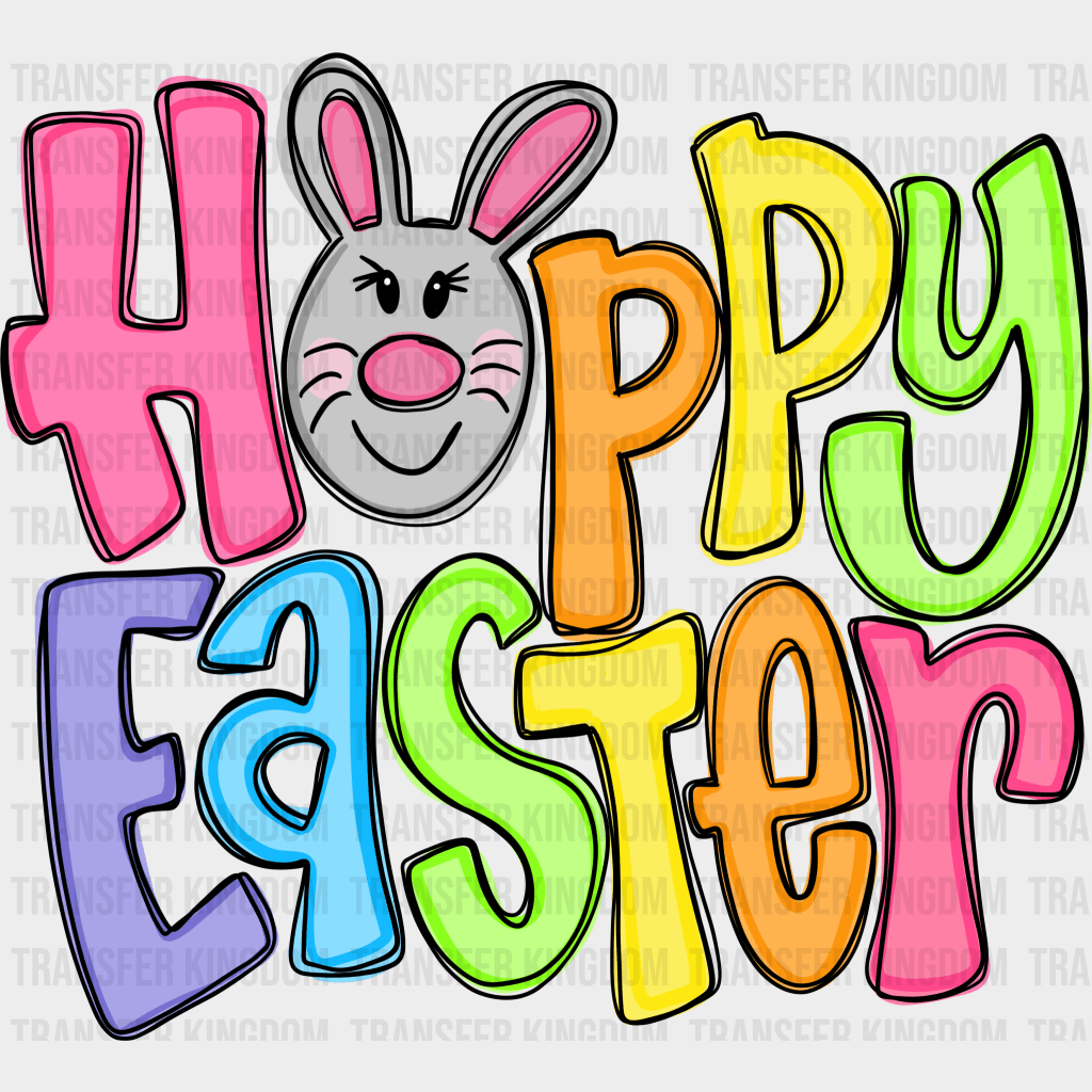 Happy Easter Design - DTF heat transfer - Transfer Kingdom