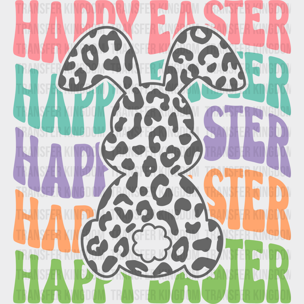 Happy Easter Design - DTF heat transfer - Transfer Kingdom