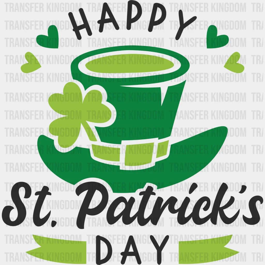 Happy St. Patrick's Day Design - DTF heat transfer - Transfer Kingdom