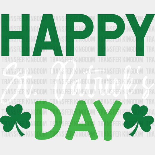 Happy St. Patrick's Day Design - DTF heat transfer - Transfer Kingdom