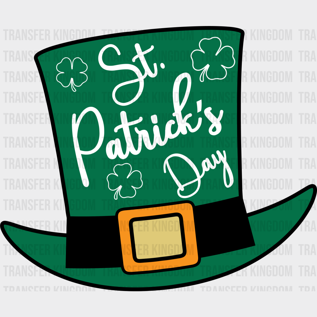 Hat St. Patrick's Day Design - DTF heat transfer - Transfer Kingdom