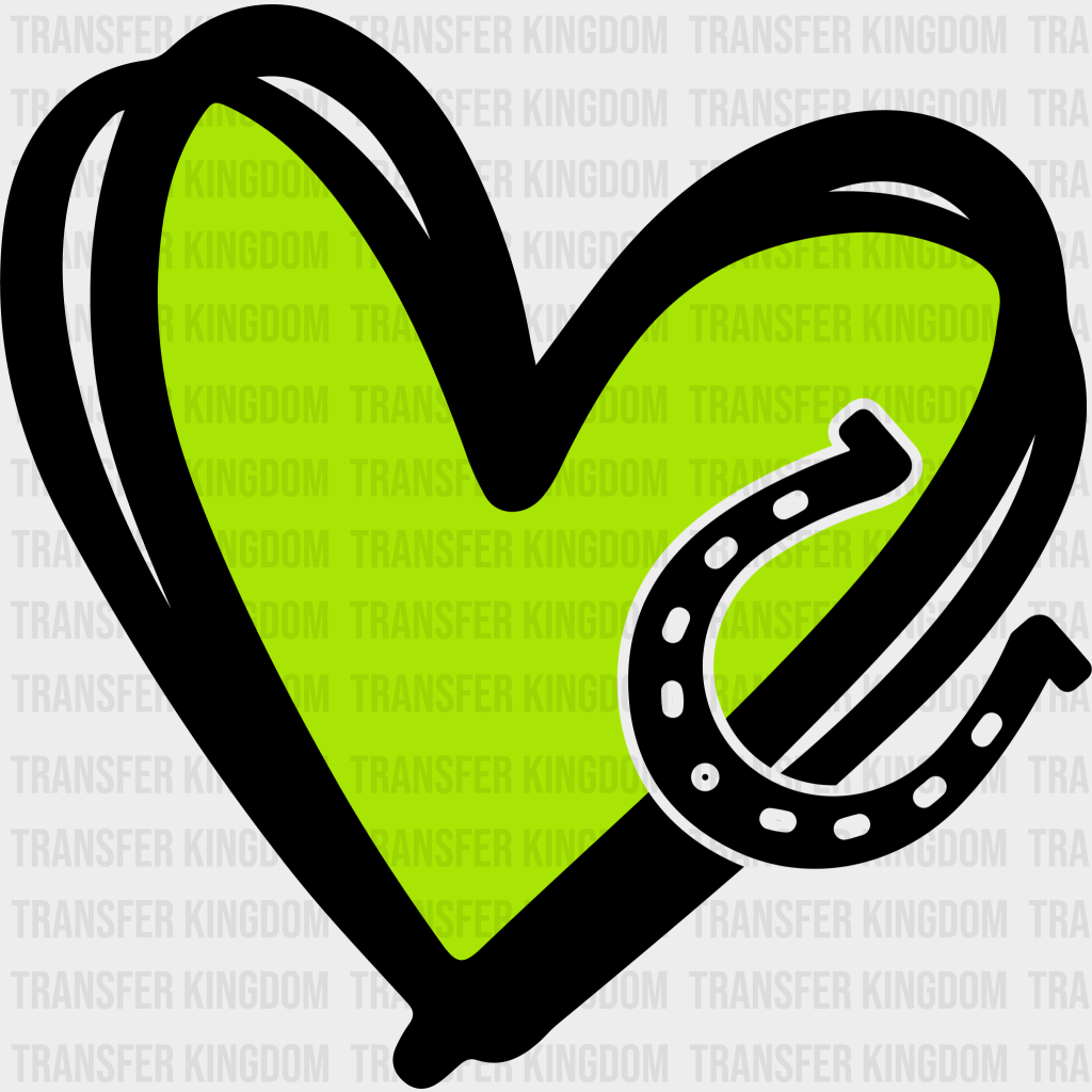 Heart St. Patrick's Day Design - DTF heat transfer - Transfer Kingdom