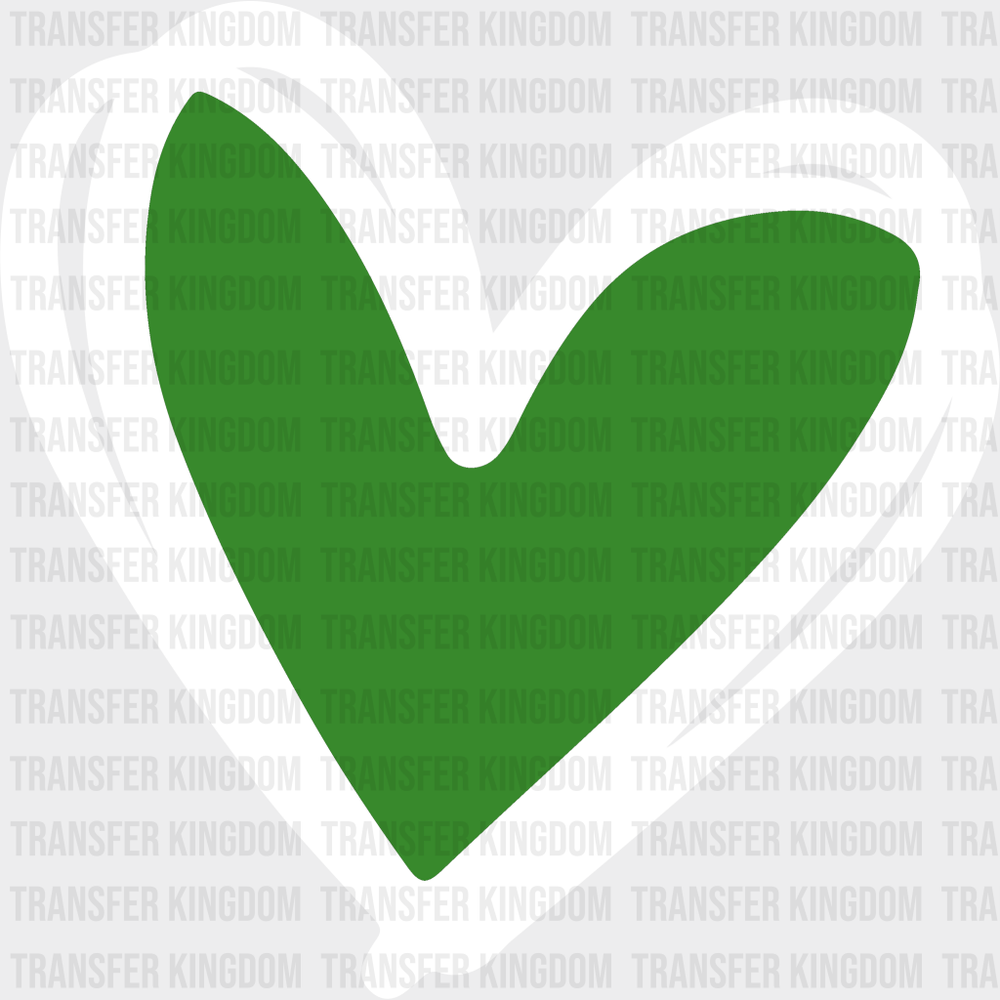 Heart St. Patrick's Day Design - DTF heat transfer - Transfer Kingdom