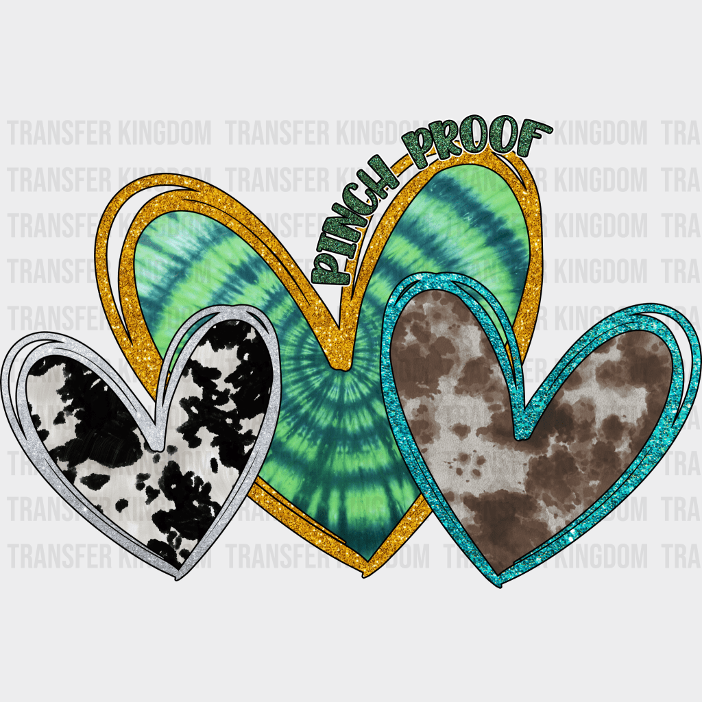 Hearts St. Patrick's Day Design - DTF heat transfer - Transfer Kingdom