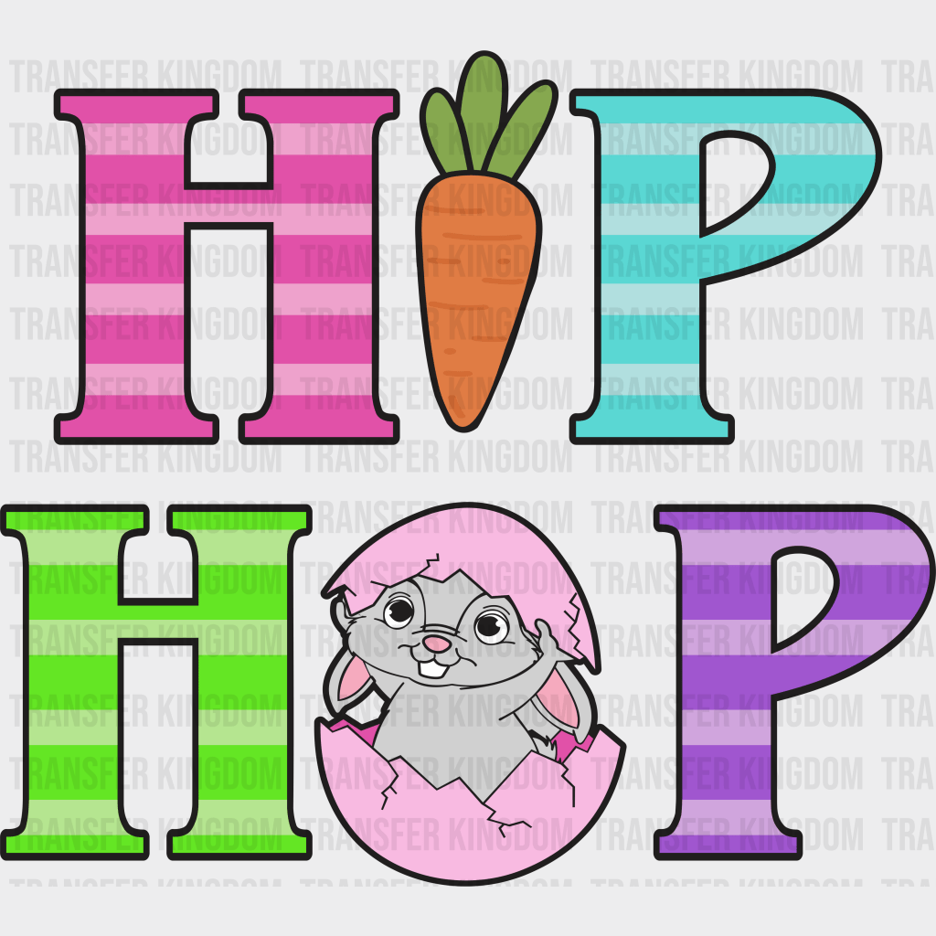 Hip Hop Easter Design - DTF heat transfer - Transfer Kingdom