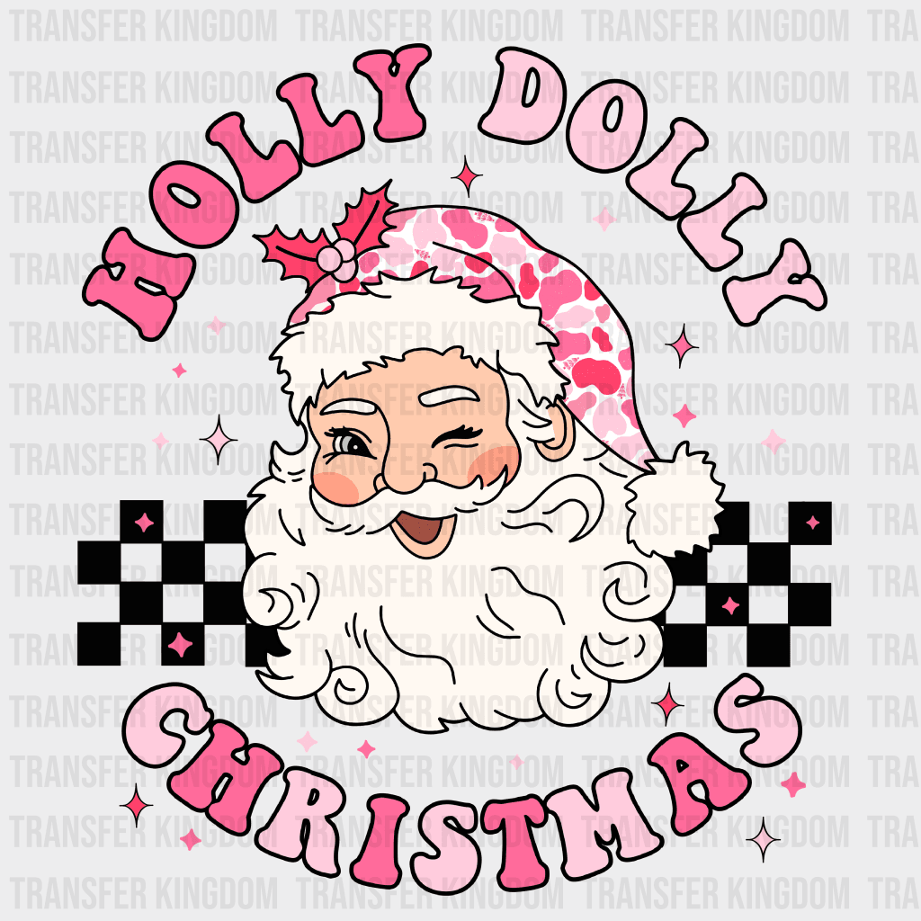 Holly Dolly Christmas Christmas Design - Dtf Heat Transfer