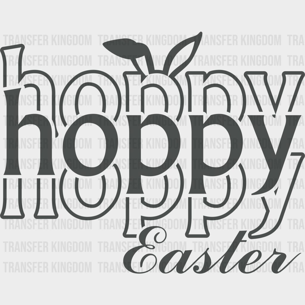 Hoppy Easter Design - DTF heat transfer - Transfer Kingdom