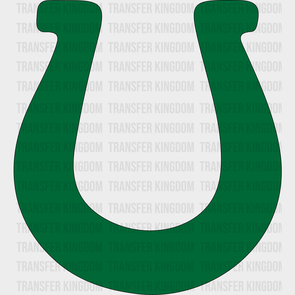 Horseshoe St. Patrick's Day Design - DTF heat transfer - Transfer Kingdom