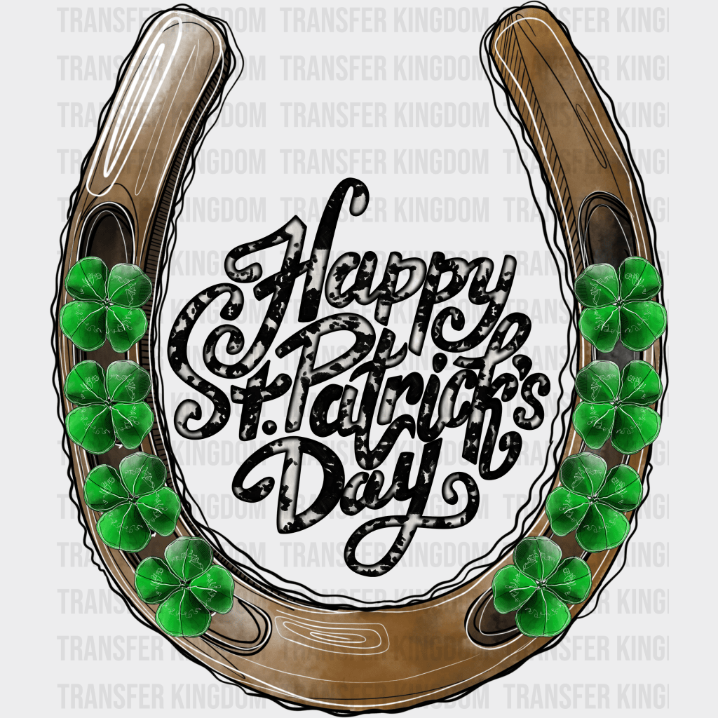 Horseshoe St. Patrick's Day Design - DTF heat transfer - Transfer Kingdom