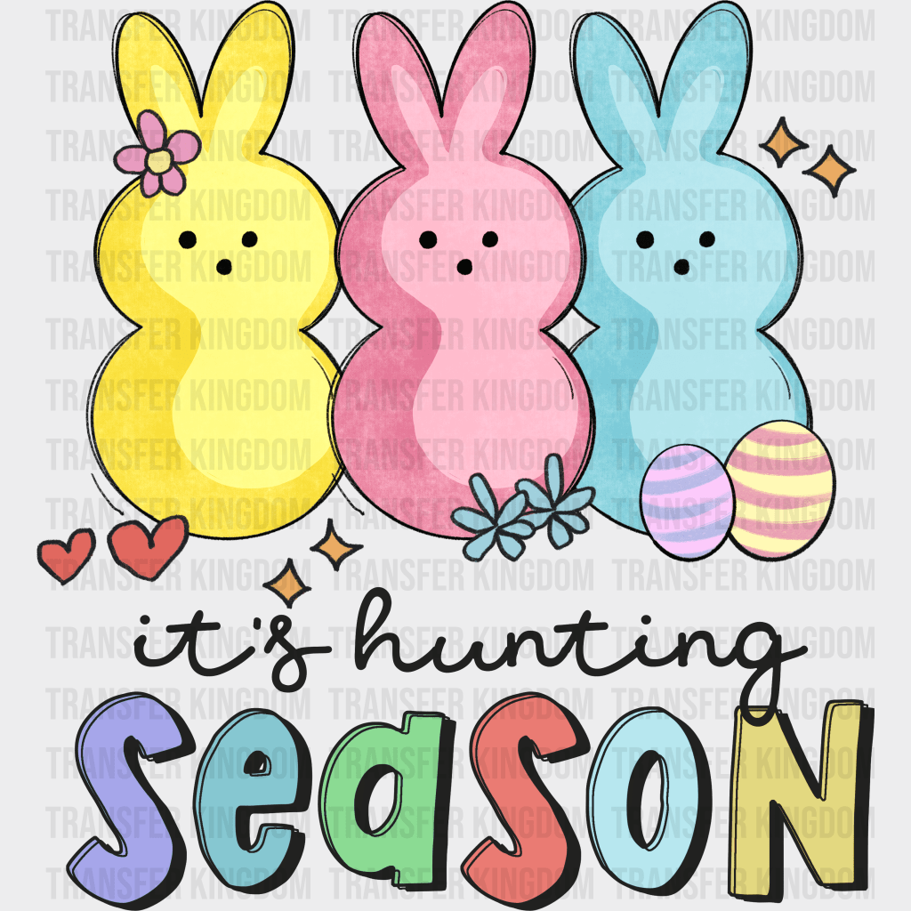 It's Hunting Season Easter Design - DTF heat transfer - Transfer Kingdom