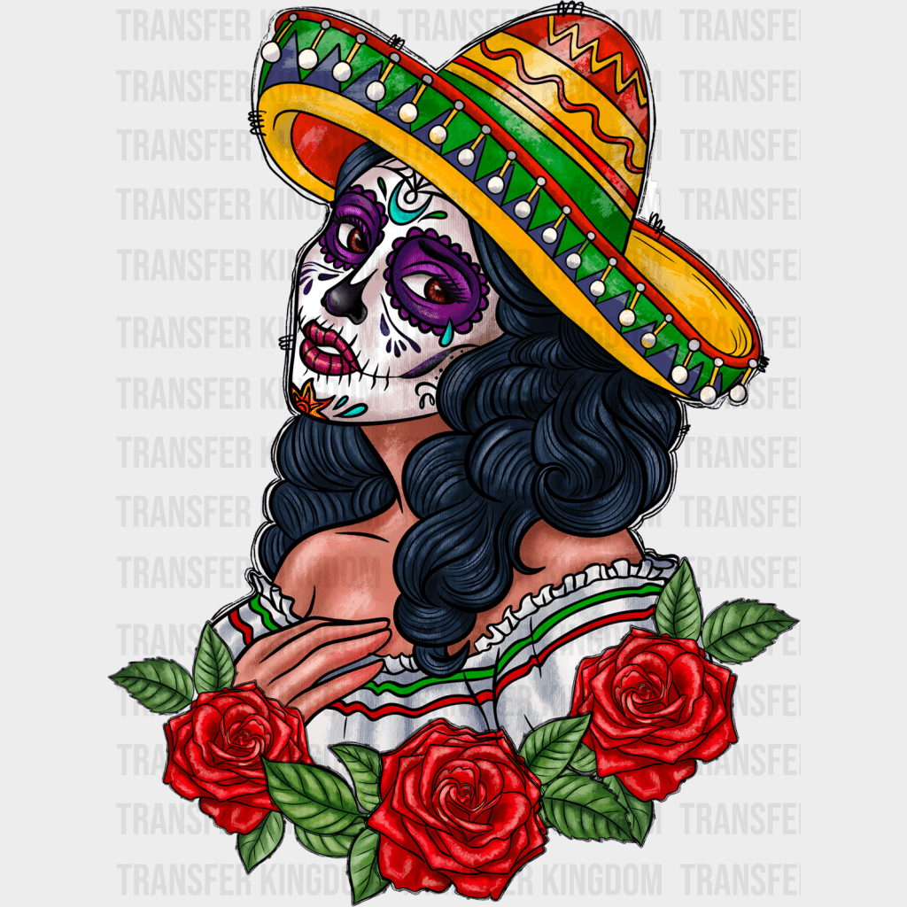 Lady - Cinco De Mayo DTF heat transfer - Transfer Kingdom