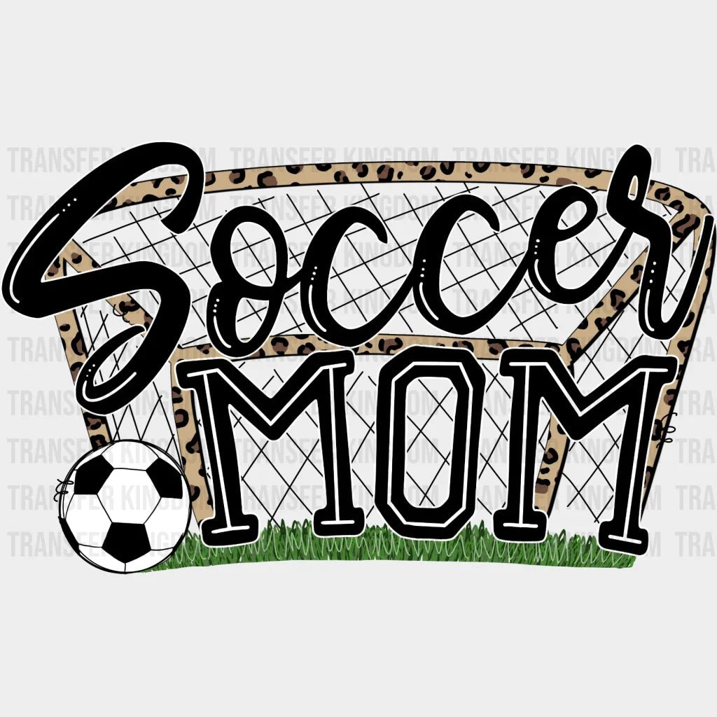 Leopard Soccer Mom - Mother's Day - Sports Fan - Soccer Lover Mom - Design - DTF heat transfer - Transfer Kingdom