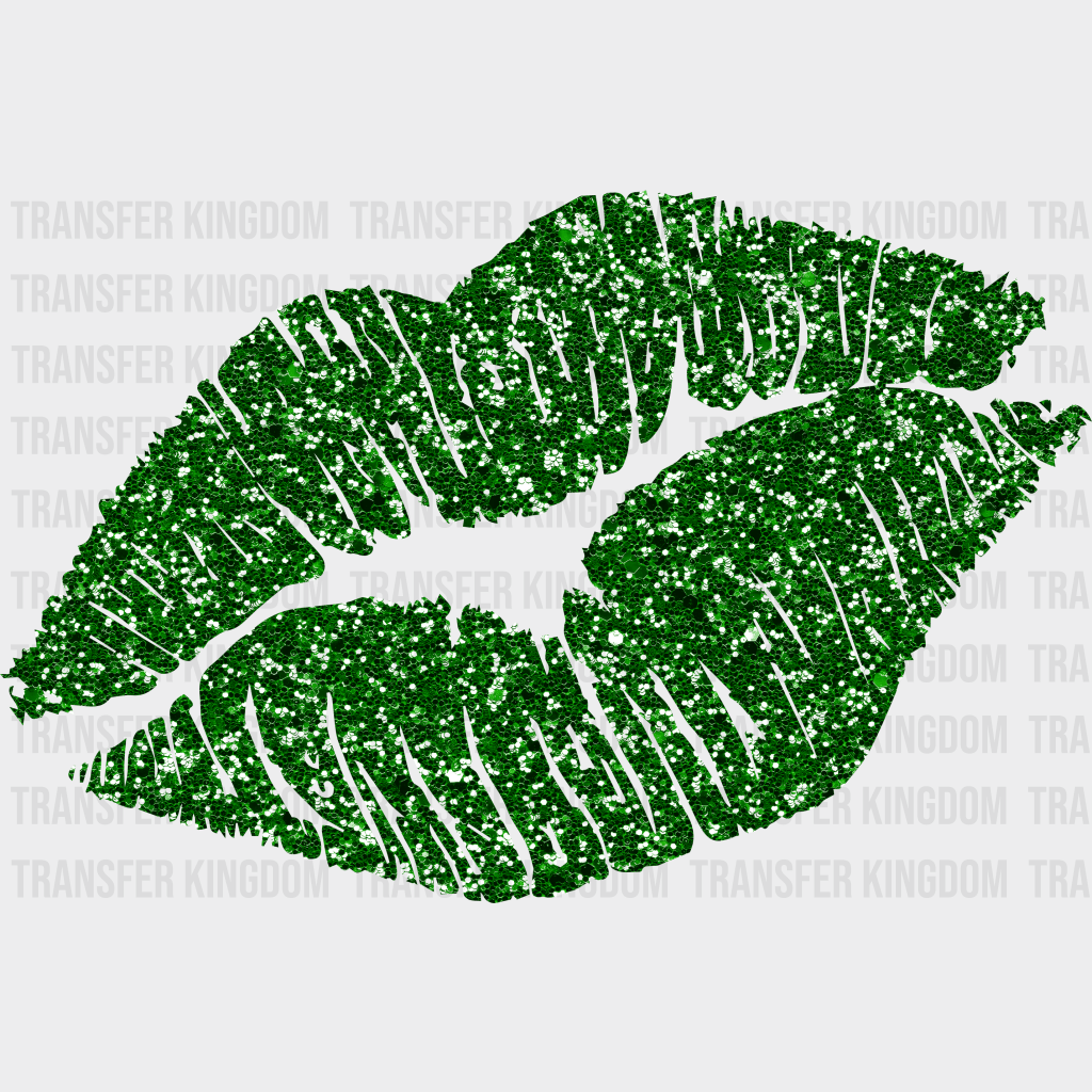 Lips St. Patrick's Day Design - DTF heat transfer - Transfer Kingdom