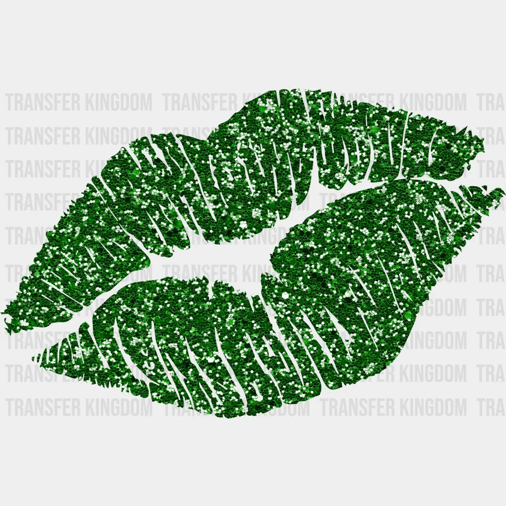 Lips St. Patrick's Day Design - DTF heat transfer - Transfer Kingdom