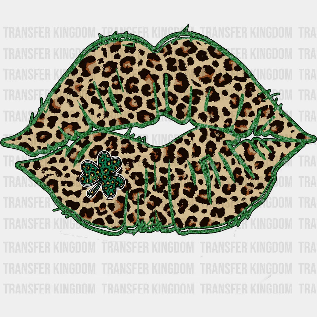 Lips St. Patrick's Day Design - DTF heat transfer - Transfer Kingdom