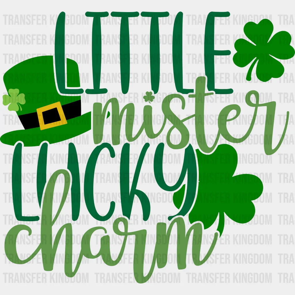 Little Mister Lucky Charm St. Patrick's Day Design - DTF heat transfer - Transfer Kingdom