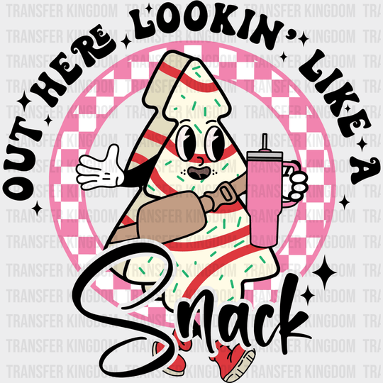 Lookin Like A Snack Christmas Design Dtf Heat Transfer Unisex - S & M ( 10 ) / Dark Color See