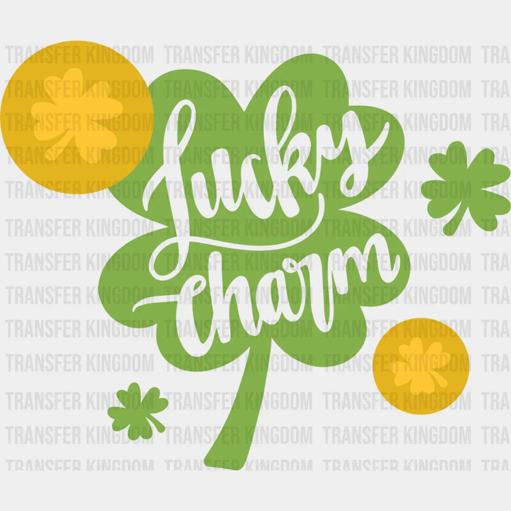 Luck Charm Clover St. Patrick's Day Design - DTF heat transfer - Transfer Kingdom