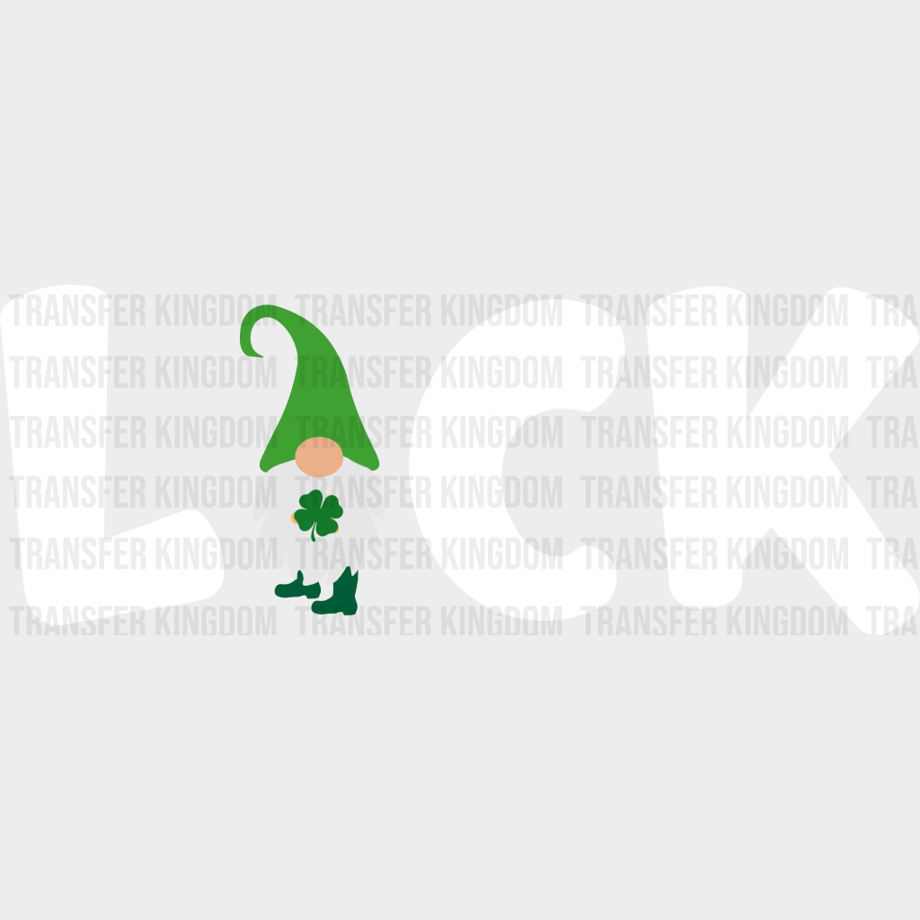 LUCK St. Patrick's Day Design - DTF heat transfer - Transfer Kingdom