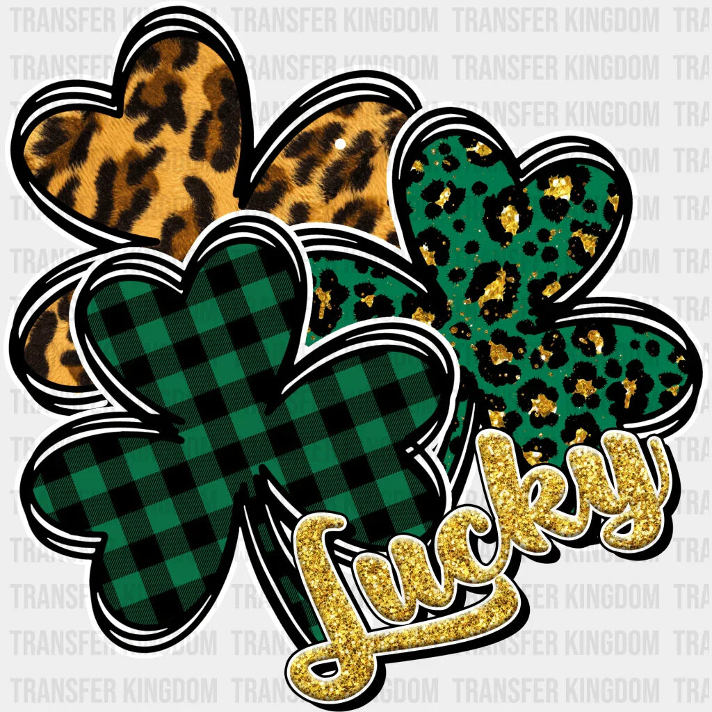 Lucky Clovers St. Patrick's Day Design - DTF heat transfer - Transfer Kingdom