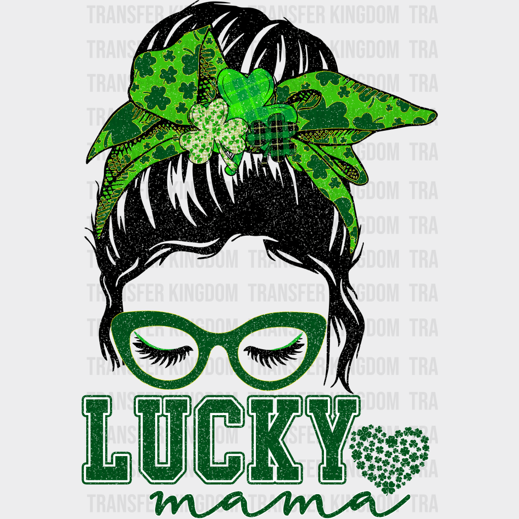 Lucky Mama St. Patrick's Day Design - DTF heat transfer - Transfer Kingdom