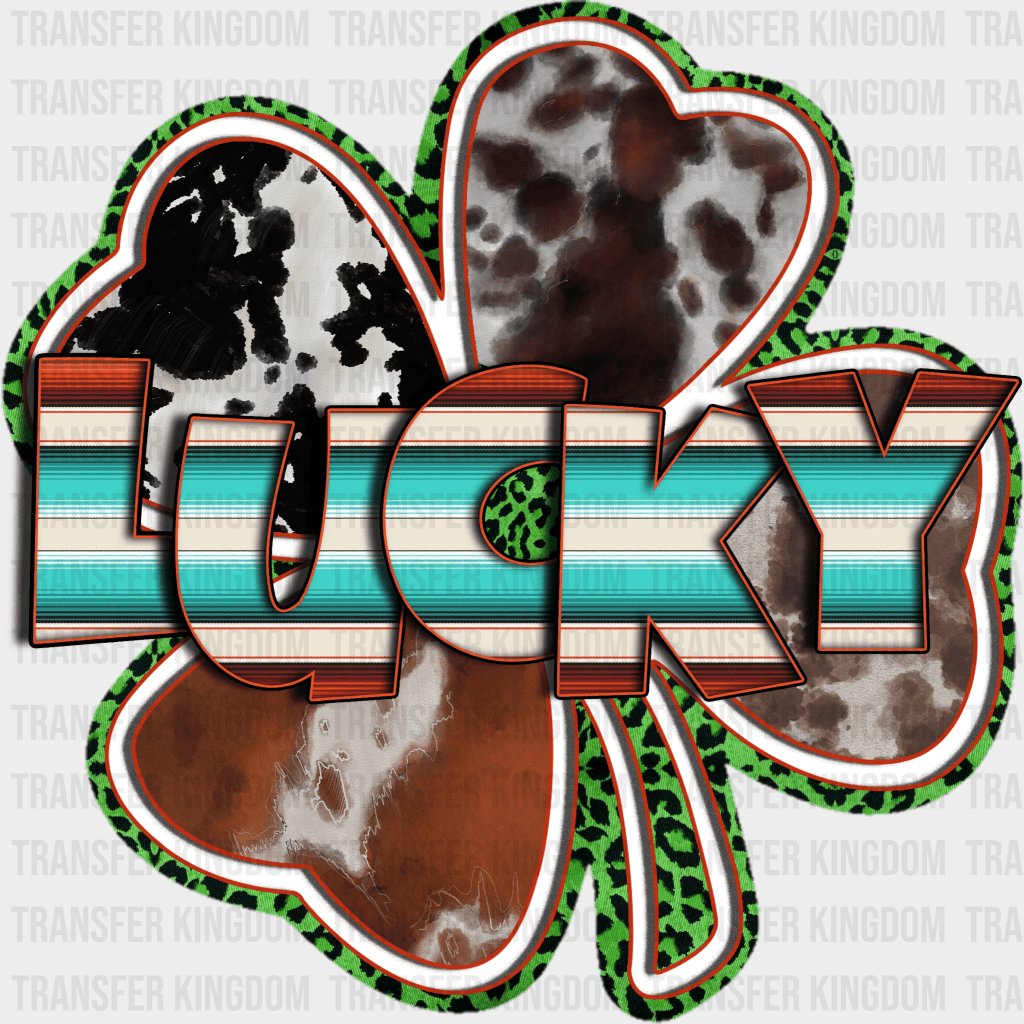 Lucky St. Patrick's Day Design - DTF heat transfer - Transfer Kingdom