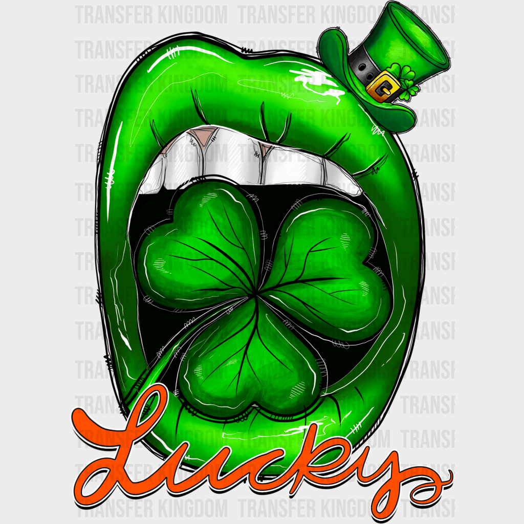 Lucky St. Patrick's Day Design - DTF heat transfer - Transfer Kingdom