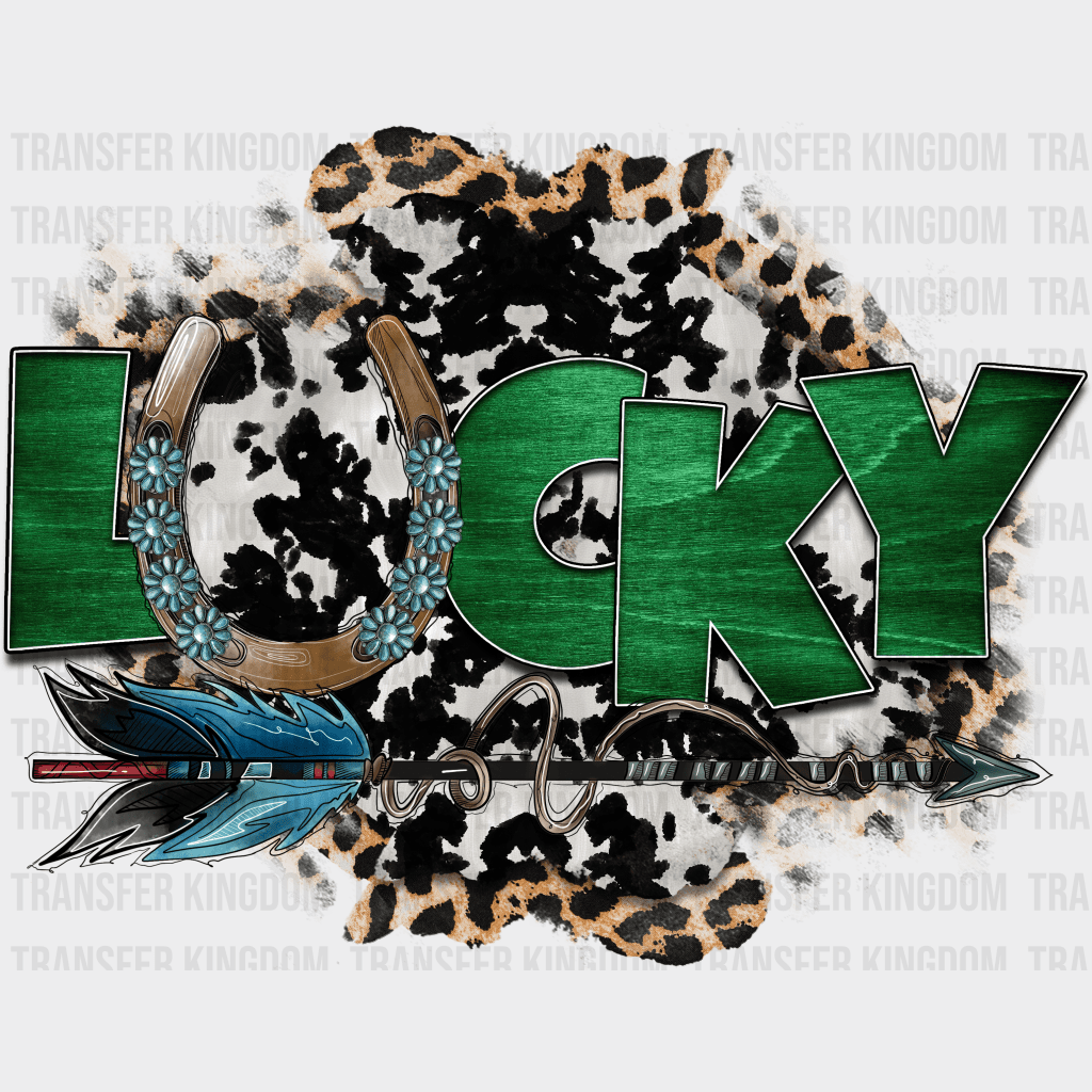 Lucky St. Patrick's Day Design - DTF heat transfer - Transfer Kingdom