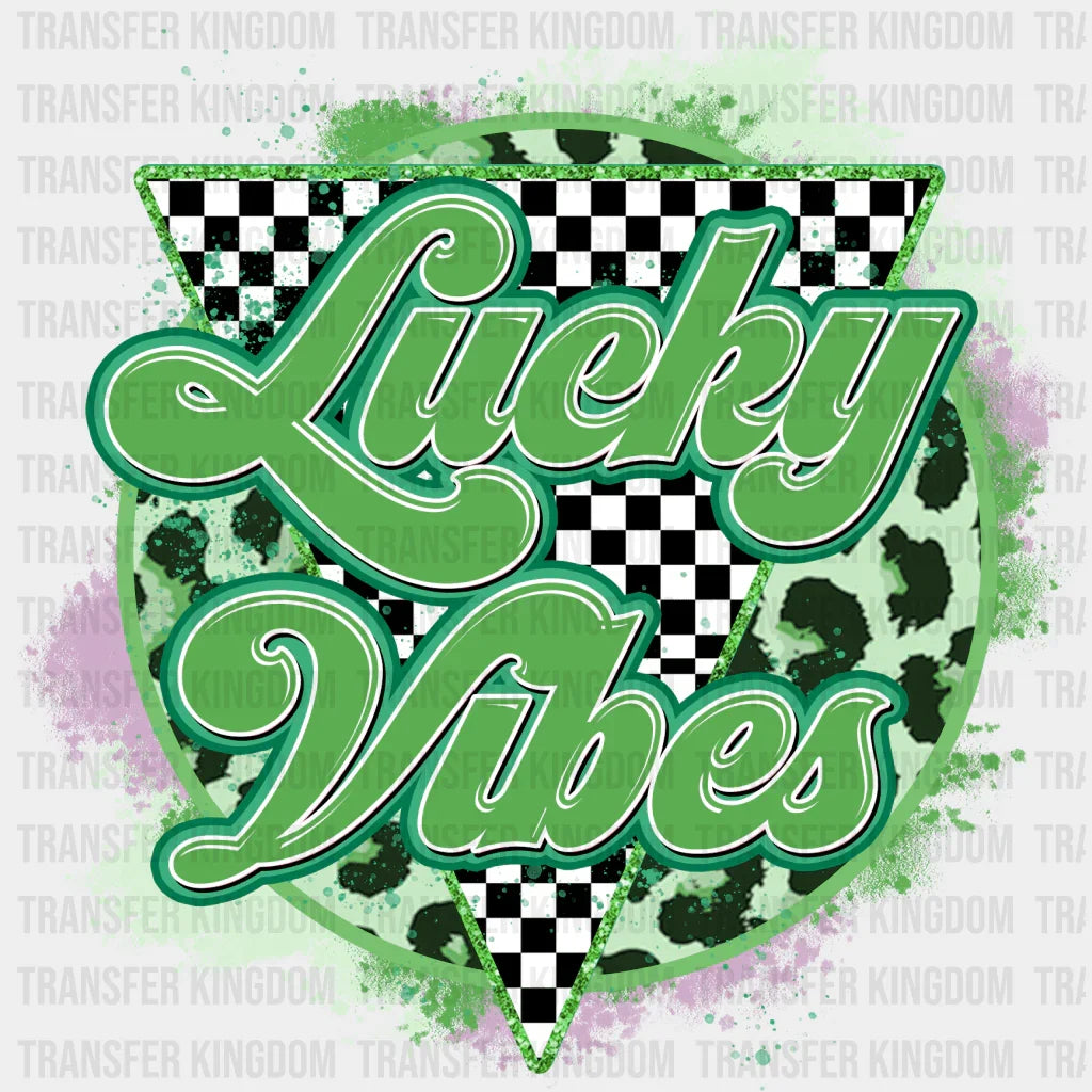Lucky Vibes St. Patrick's Day Design - DTF heat transfer - Transfer Kingdom