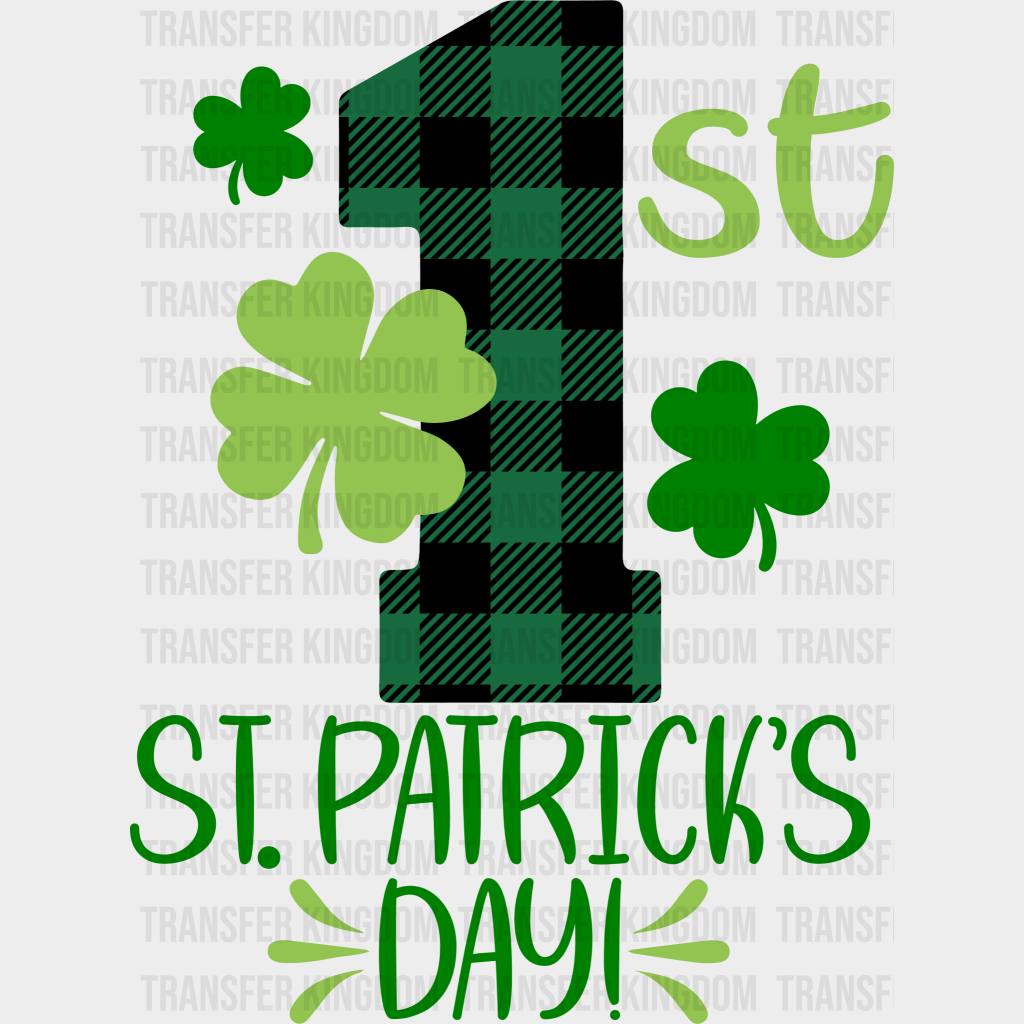 My 1st St. Patrick's Day Design - DTF heat transfer - Transfer Kingdom