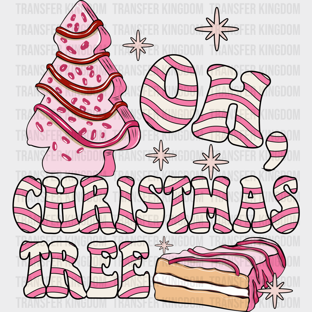 Oh Christmas Tree Christmas Design - Dtf Heat Transfer