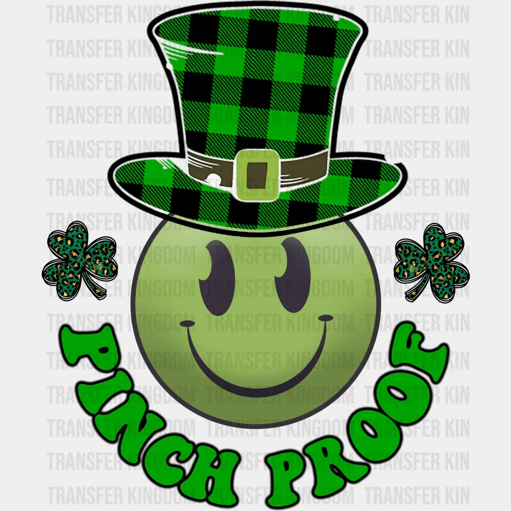 Pinch Proof Smiley St. Patrick's Day Design - DTF heat transfer - Transfer Kingdom