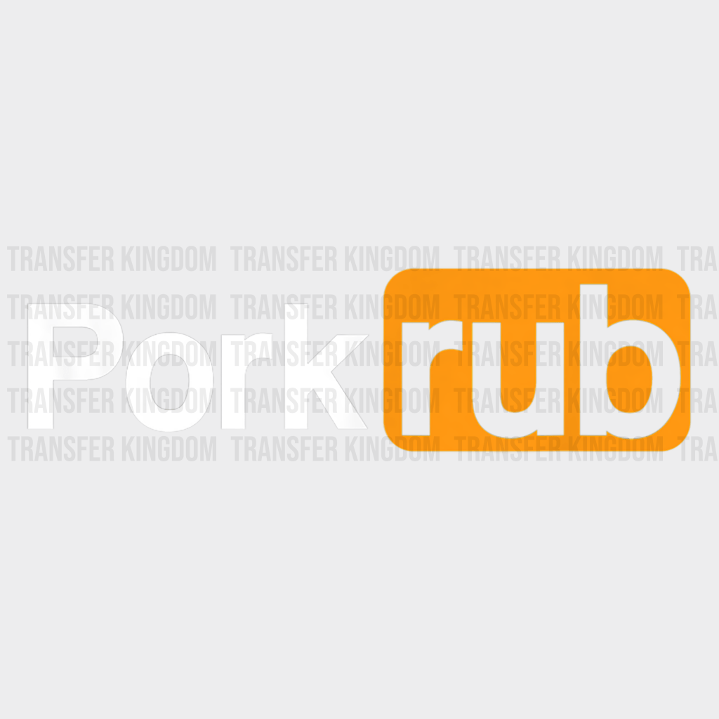 Pork Rub Design - DTF heat transfer - Transfer Kingdom