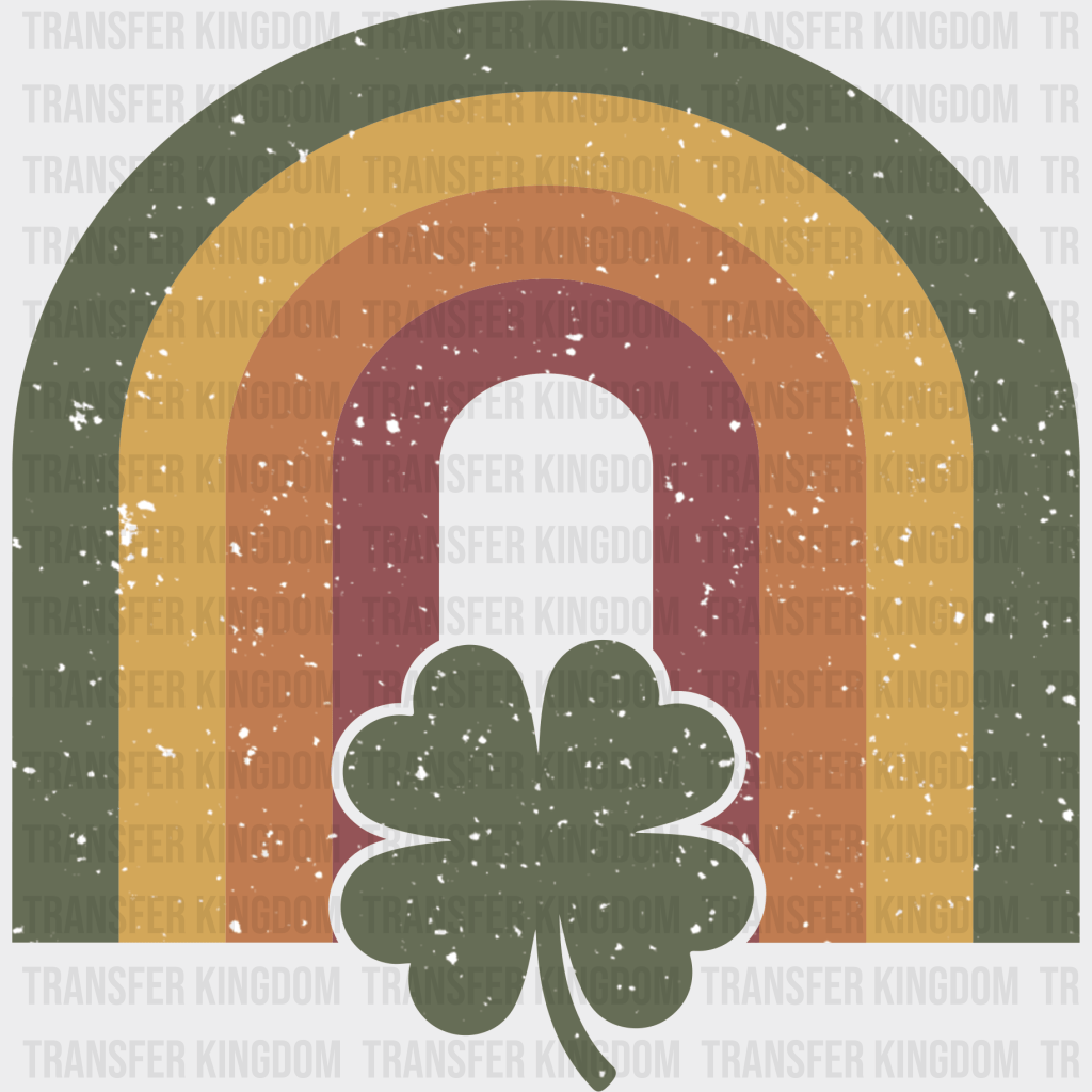 Rainbow St. Patrick's Day Design - DTF heat transfer - Transfer Kingdom