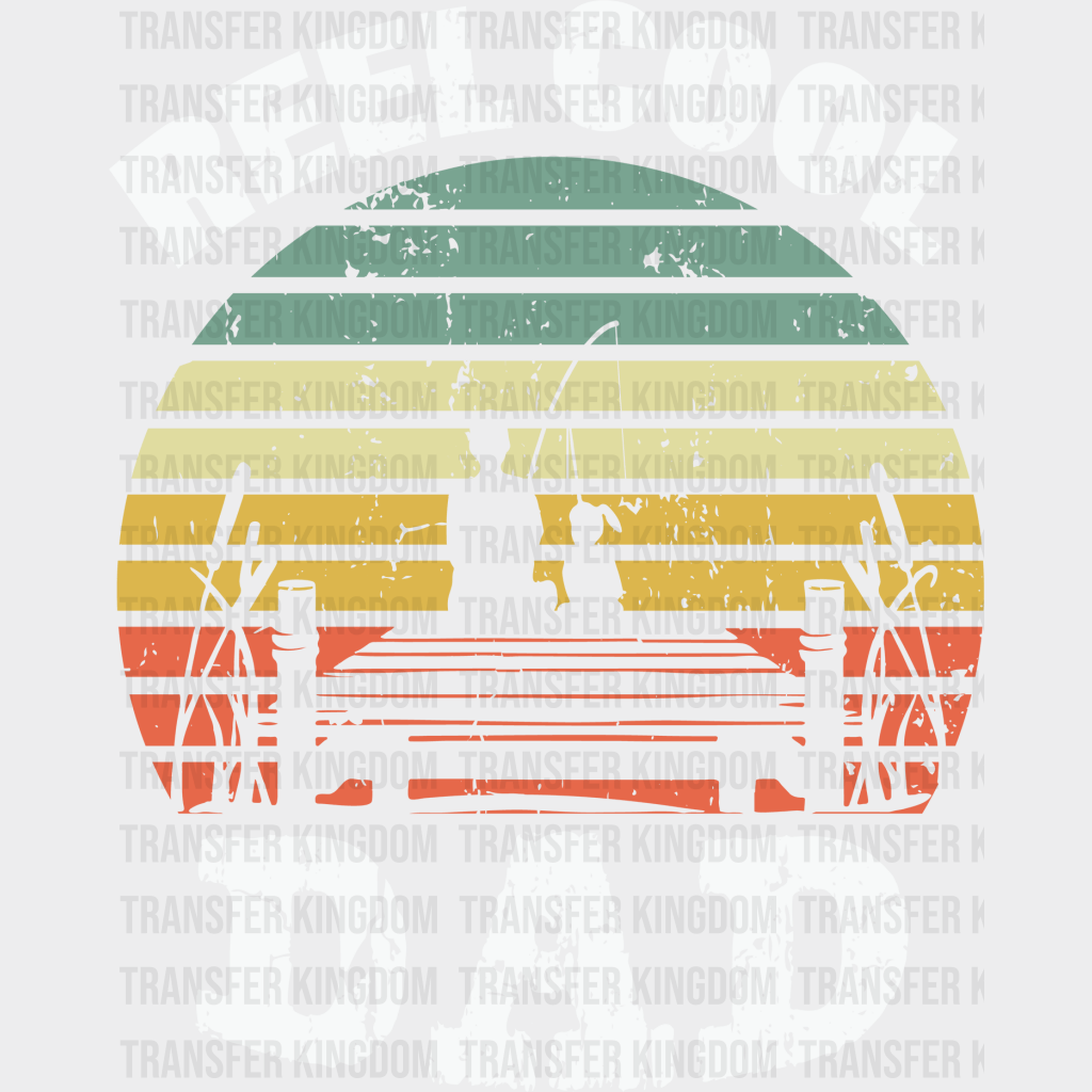 Reel Cool Dad Fishing Design - DTF heat transfer - Transfer Kingdom