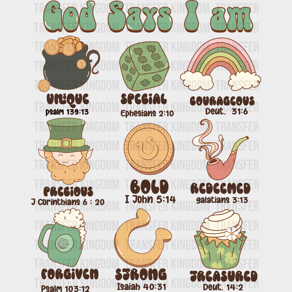 Retro St. Patrick's Day Design - DTF heat transfer - Transfer Kingdom