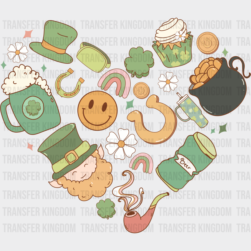 Retro St. Patrick's Day Design - DTF heat transfer - Transfer Kingdom