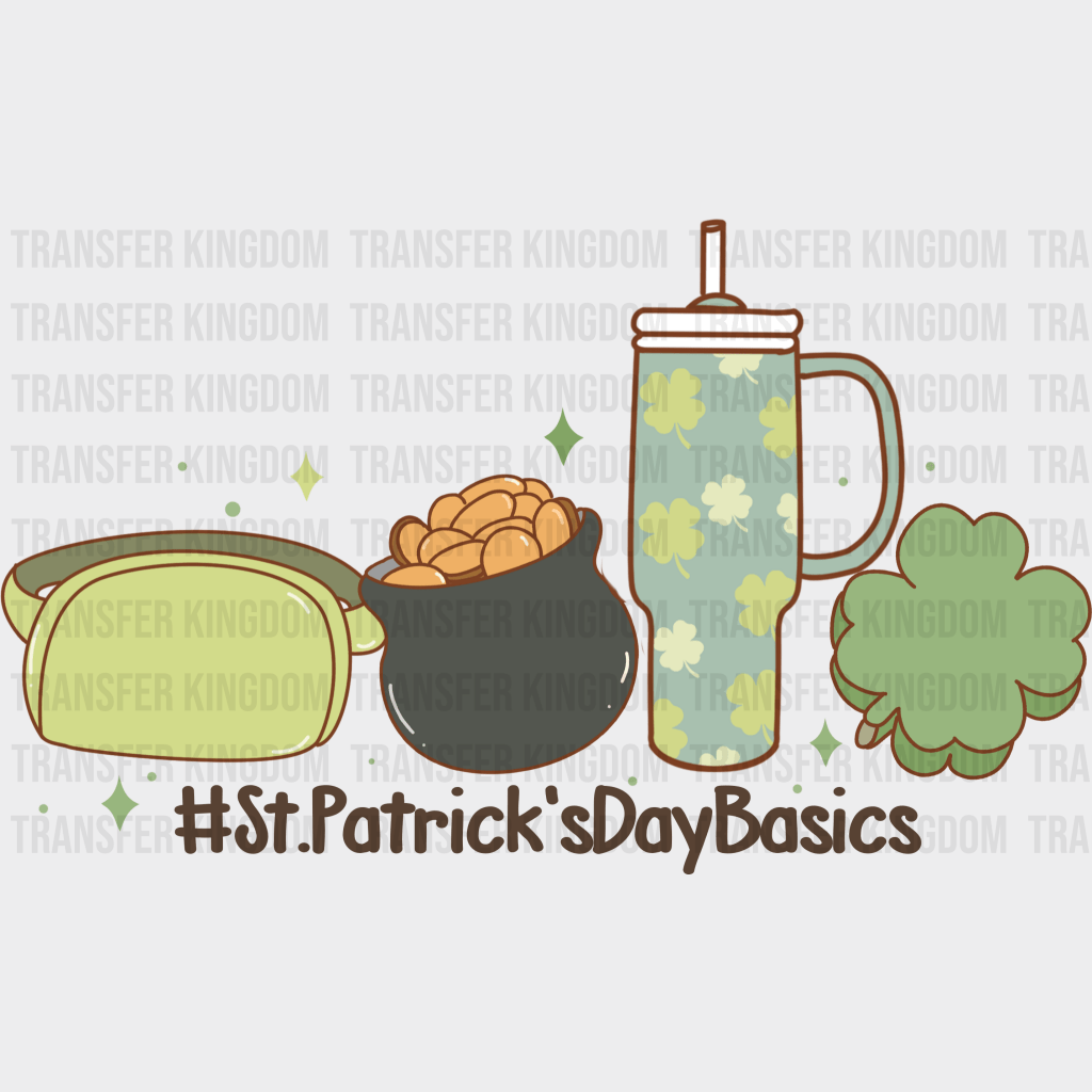 Retro St Patricks Day Design Dtf Heat Transfer