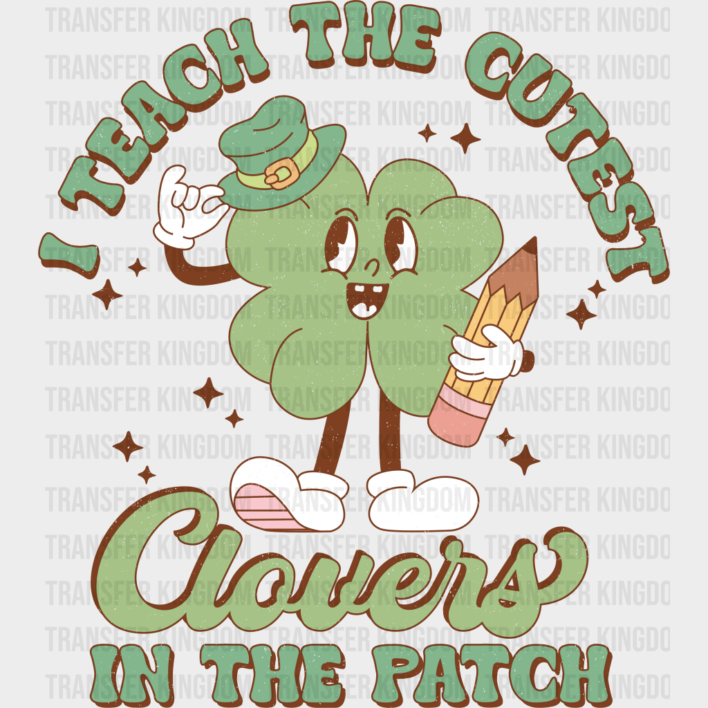 Retro St. Patrick's Day Design - DTF heat transfer - Transfer Kingdom