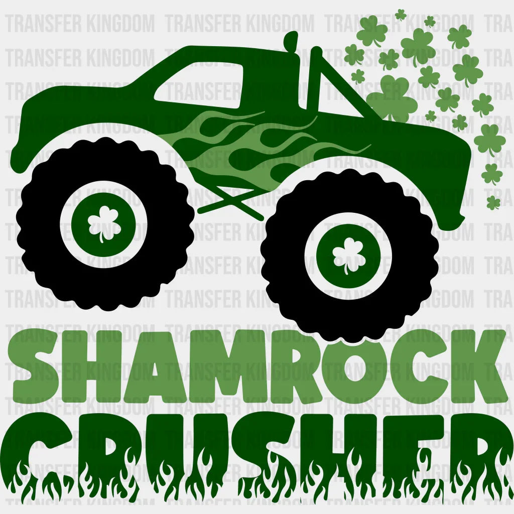 Shamrock Crusher St. Patrick's Day Design - DTF heat transfer - Transfer Kingdom